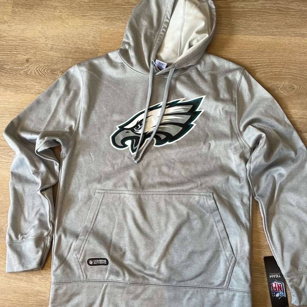 Philadelphia Eagles Gray Hoodie men's small nwt